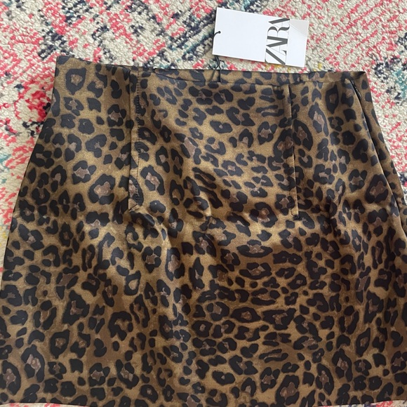 Zara animal print mini skirt NWT - Picture 2 of 4